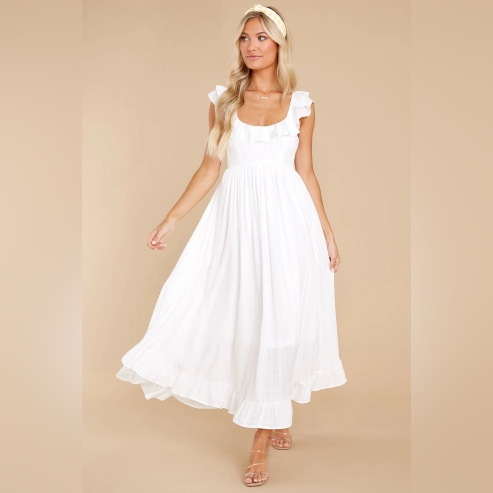 White Midi Dress